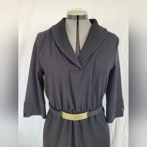 Zara Basic black knit dress size M - Picture 2 of 7